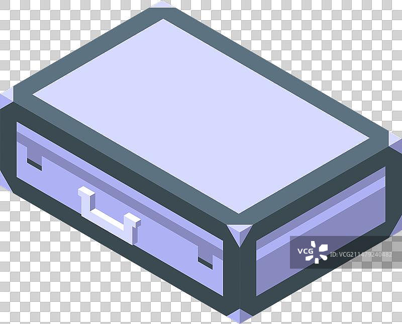 纹身器材箱2.5D图标图片素材