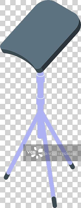 2.5D纹身工作室椅子图标图片素材