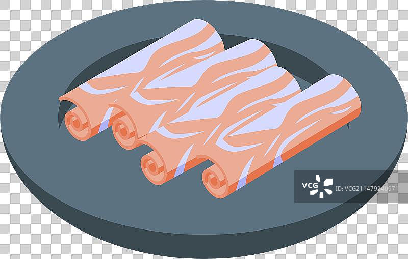 肉类火腿图标2.5D蛋类动物图片素材
