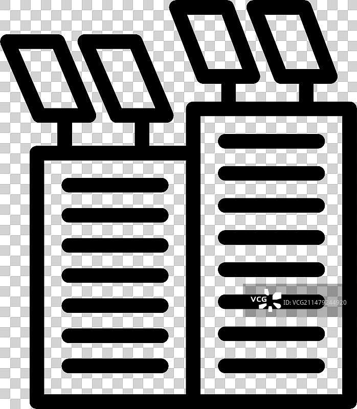 储能电站图标轮廓图片素材