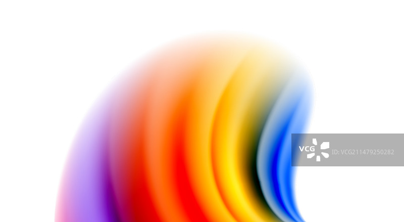 彩色混合液体彩虹形状背景图片素材