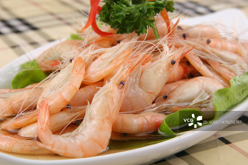 香糟白米虾图片素材