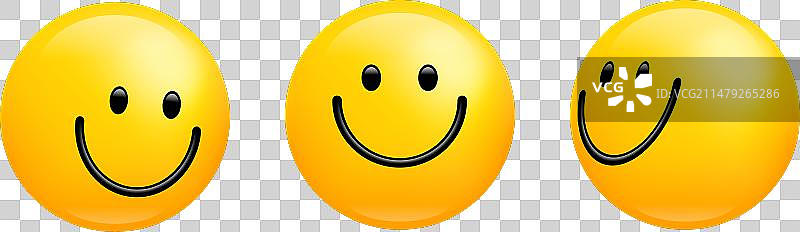 有趣的表情符号3D微笑面孔图标表情符号快乐图片素材