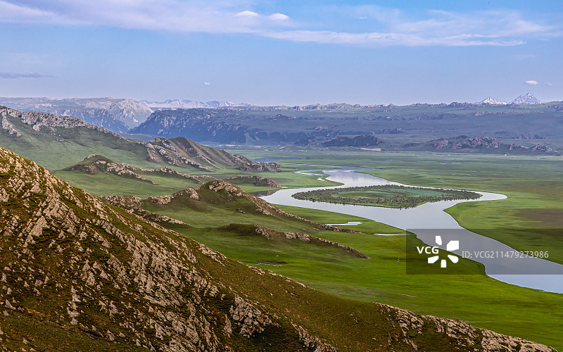 新疆巴音布鲁克草原图片素材