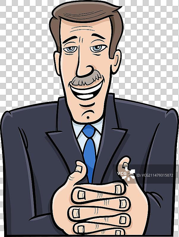 卡通商务男人或政治人物图片素材