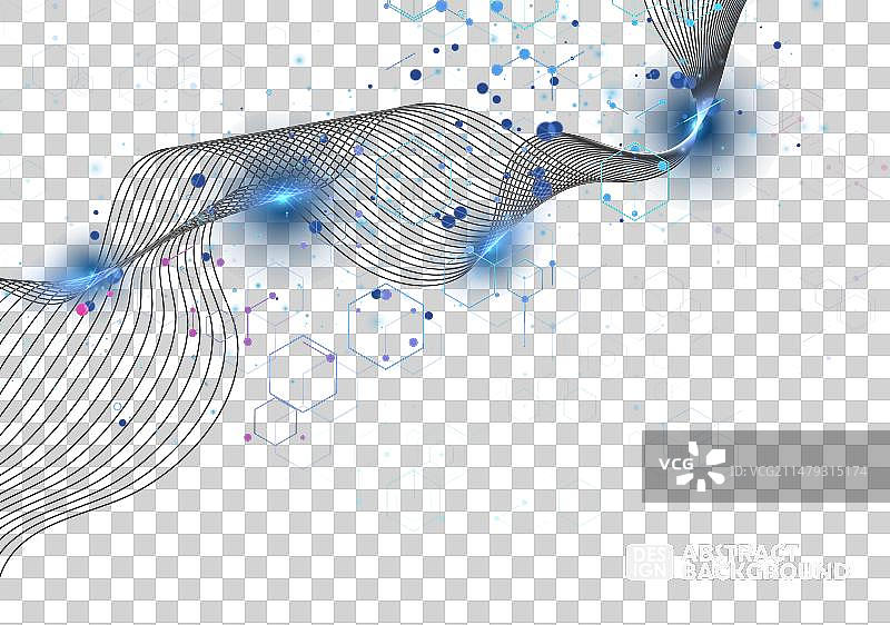 发光线条背景图片素材