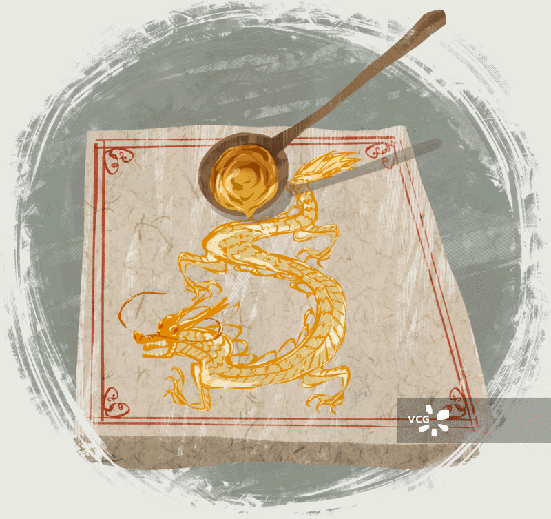 画糖人插画GIF动图图片素材