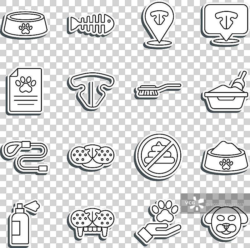 宠物狗食盆猫砂盆图片素材