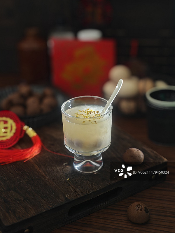 桂花酒酿圆子图片素材