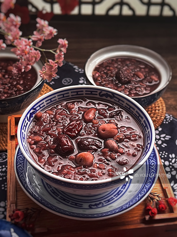 传统中式美食腊八粥图片素材