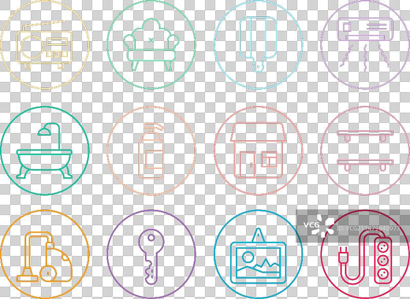 线条插线板空木架图片素材