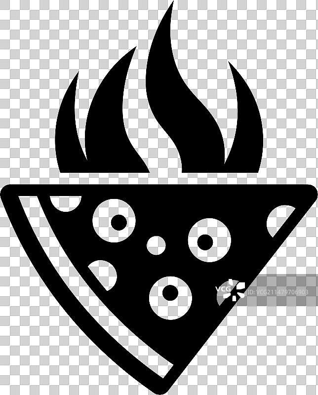 传统披萨烤箱图标图片素材