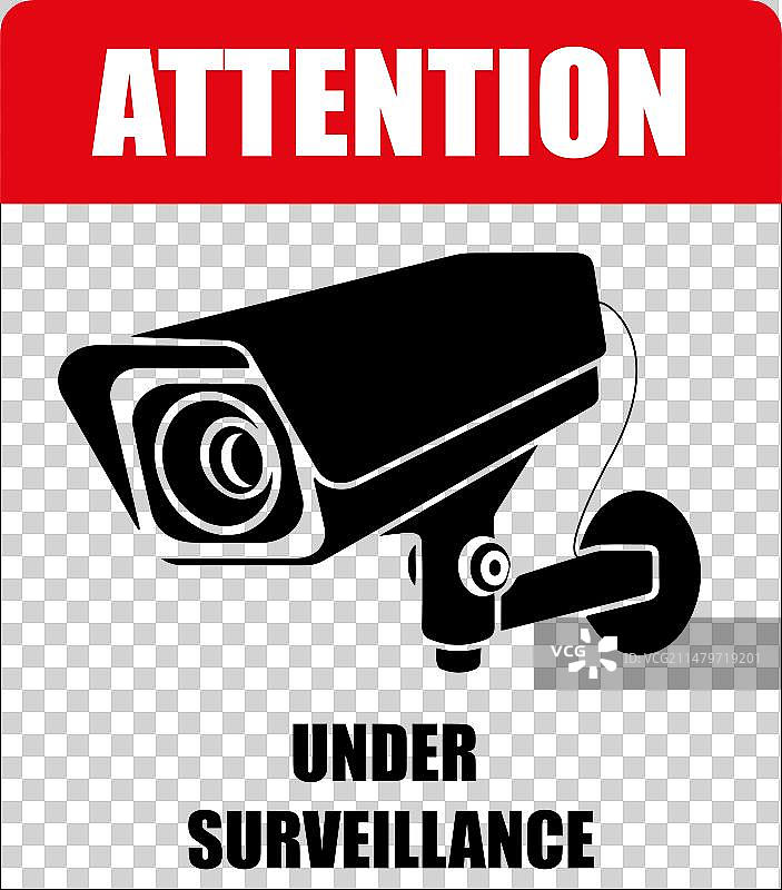 CC字母电视监控安全视频标志图片素材