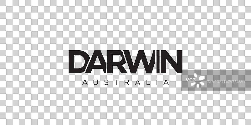 澳大利亚达尔文标志设计图片素材