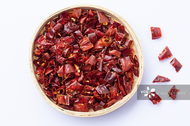 干辣椒段干货红辣椒节海椒节图片素材