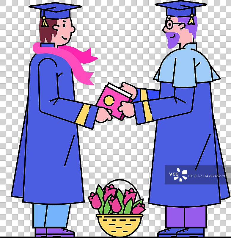 快乐的女大学生们庆祝毕业图片素材