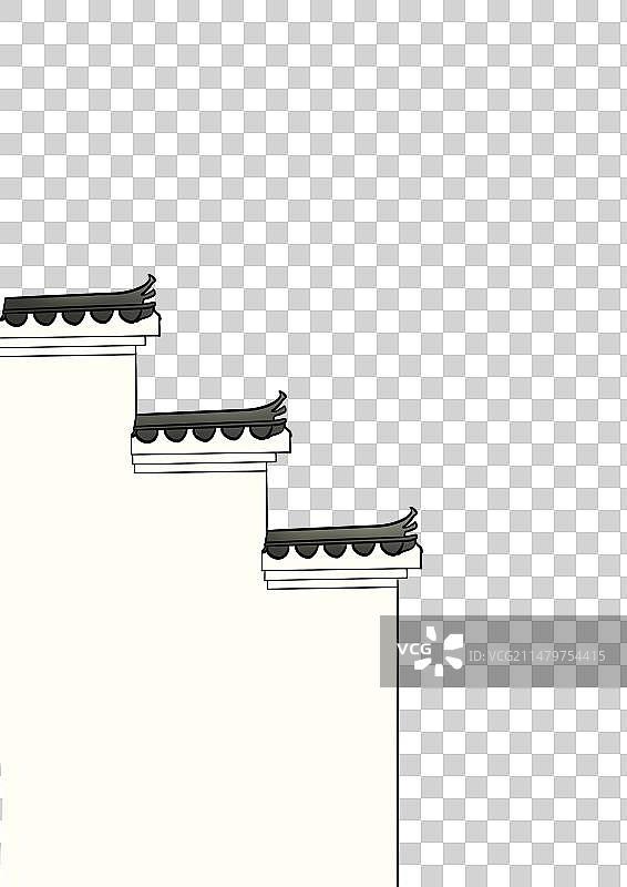 徽派建筑 墙檐 屋檐 房檐 包装图案 素材图片素材