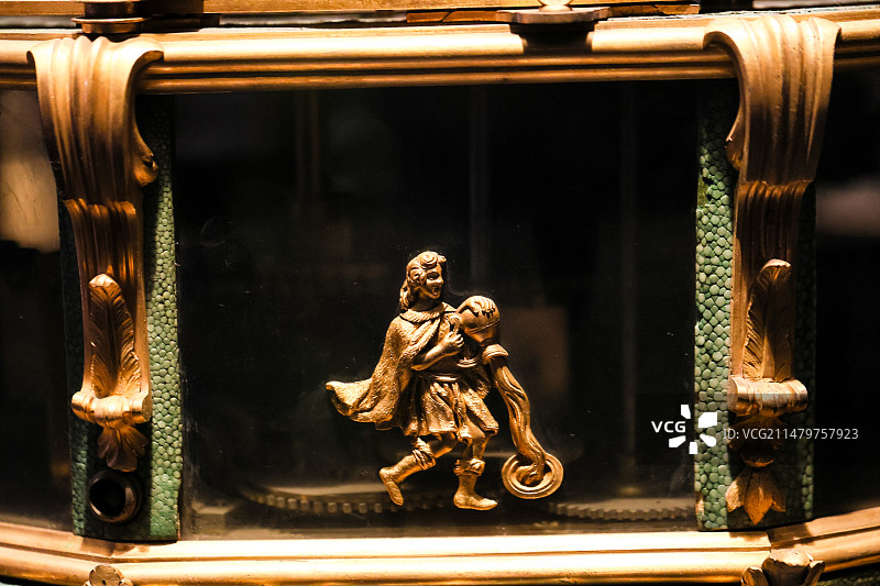 十二星座故宫博物院18世纪英国铜镀金七政仪表铜镀金天文地理表图片素材