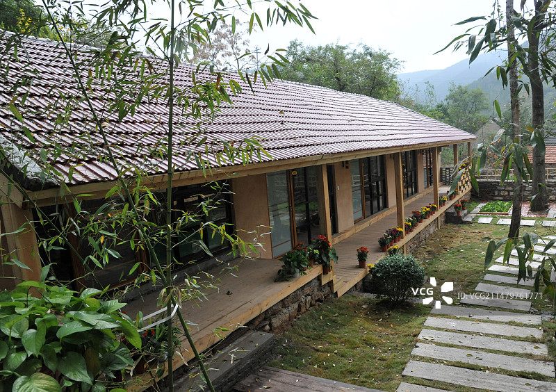 山东枣庄山亭区乡村旅游景点民宿图片素材