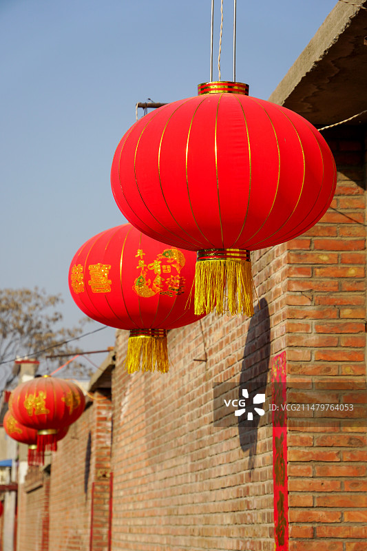 悬挂的灯笼图片素材