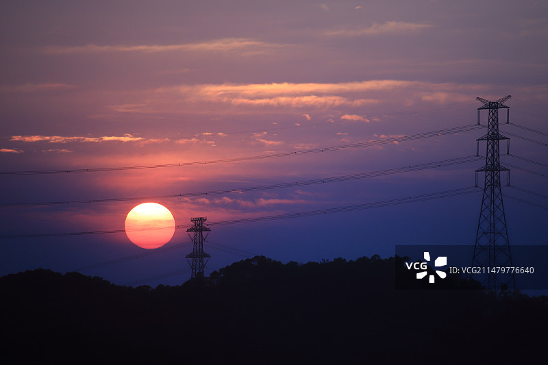 落日余晖图片素材