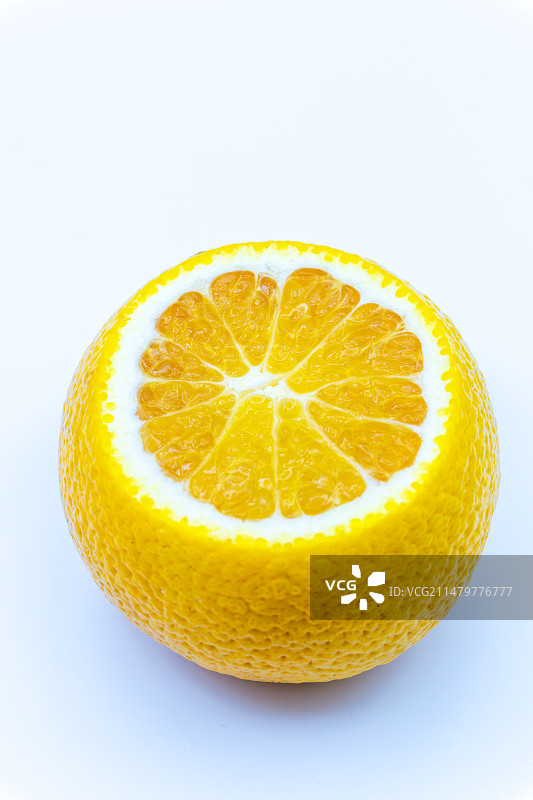 赣南桔柚切开图图片素材