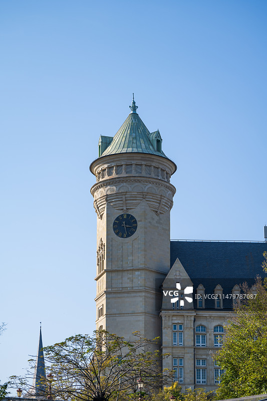 华为东莞松山湖溪流背坡村图片素材