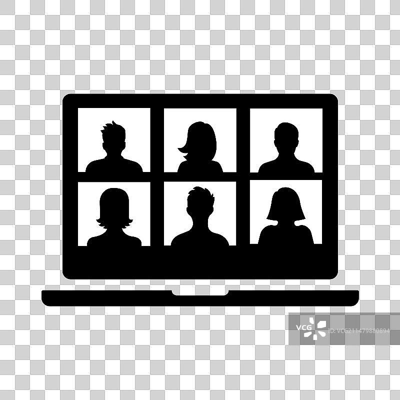 视频会议在线会议电话会议图片素材