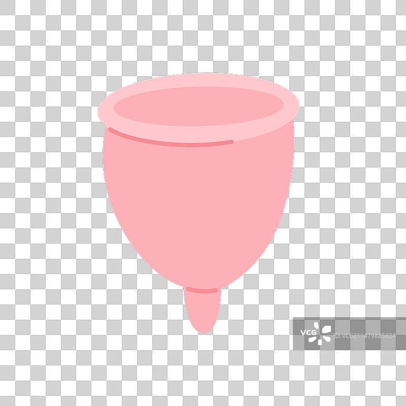 女性月经杯卫生期保护图片素材