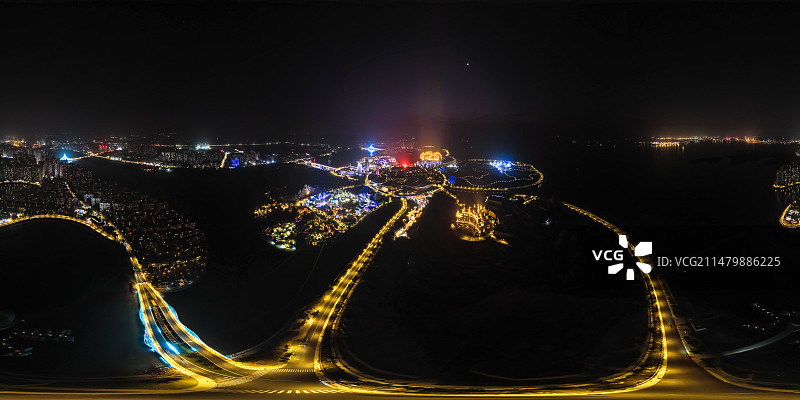 流光溢彩海花岛图片素材