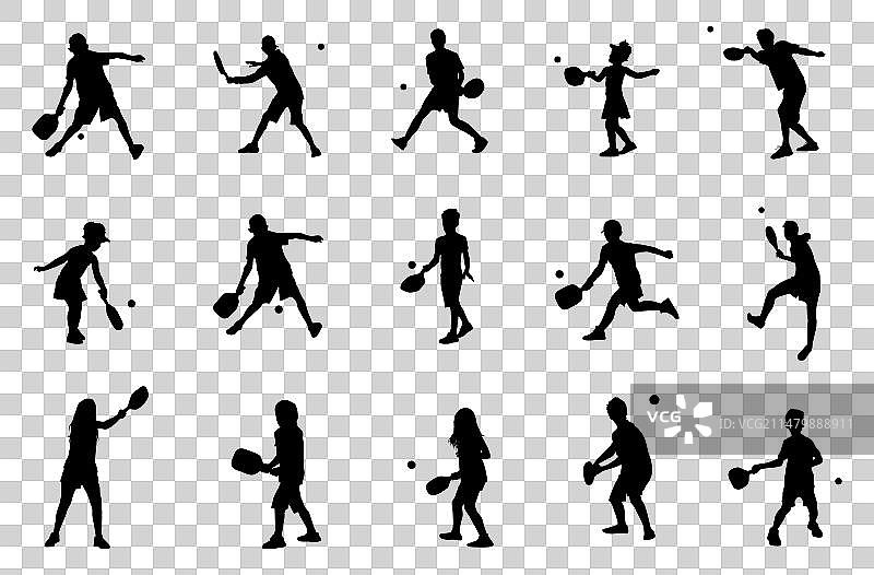 青少年和儿童腰果球运动员图片素材