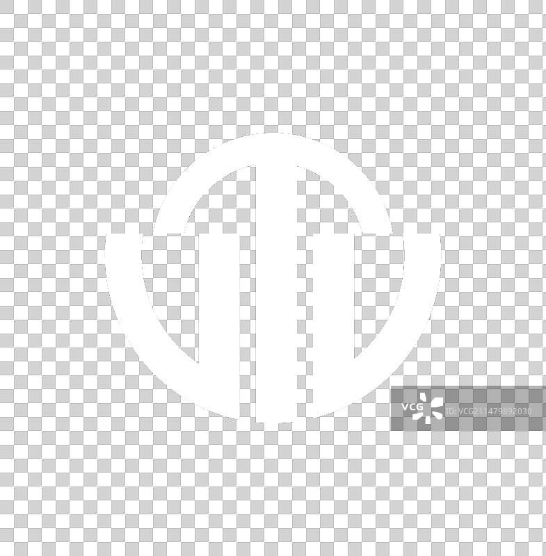 蓝色背景VTV品牌标志图片素材