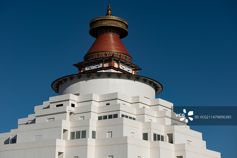 白塔的特写镜头图片素材