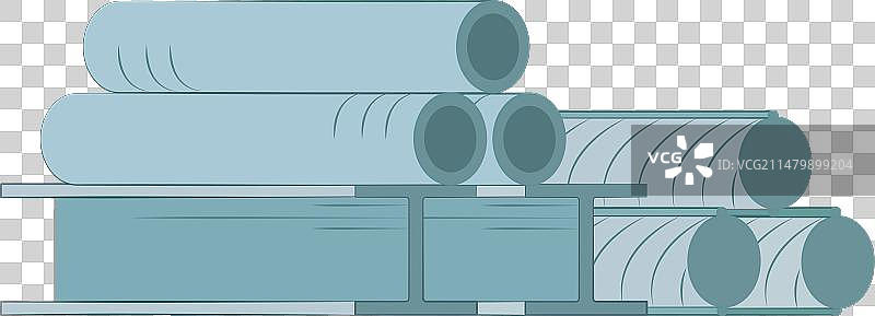 建筑材料水管橡胶垫圈玻璃钢图片素材