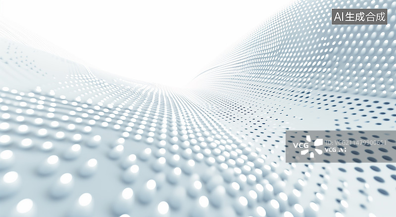 【AI数字艺术】白色光点排列背景图片素材