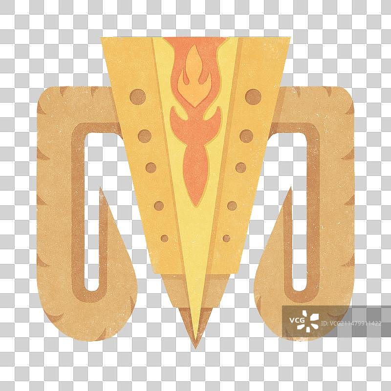 羌族民族图腾图片素材