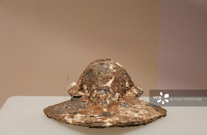 中国农业博物馆中华农业文明陈列铁犁铁铧等古代农具一组图片素材