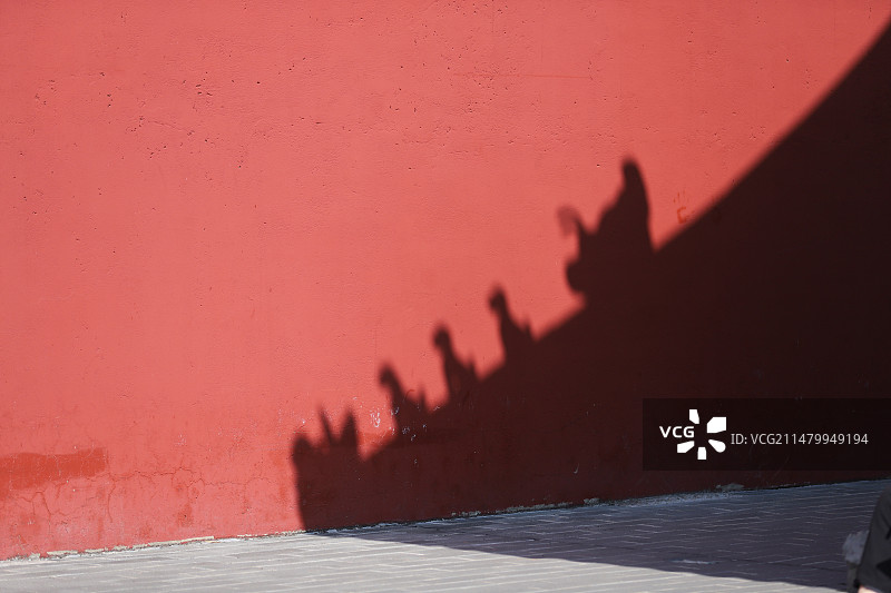 宫殿影子一角图片素材