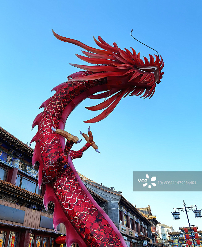 年味儿系列之新年瑞龙花灯图片素材