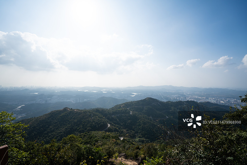 深圳宝安区阳台山森林公园图片素材