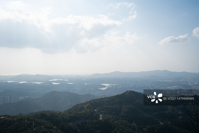 深圳宝安区阳台山森林公园图片素材