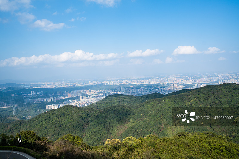 深圳宝安区阳台山森林公园图片素材