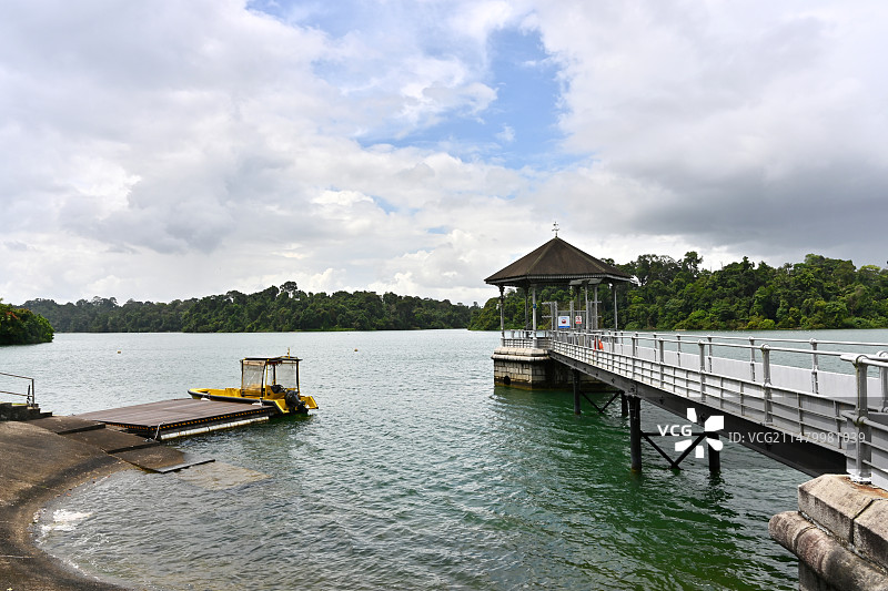 新加坡麦里芝蓄水池风光图片素材