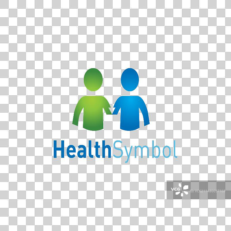 快乐人形剪影抽象圆形符号图片素材