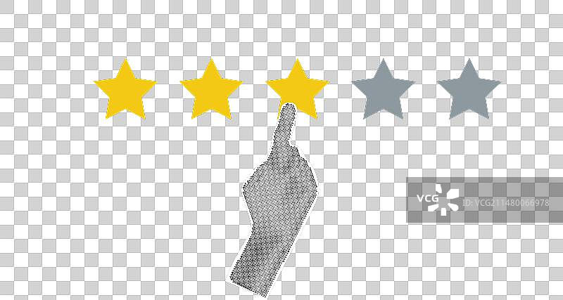 半色调手指示三星图片素材