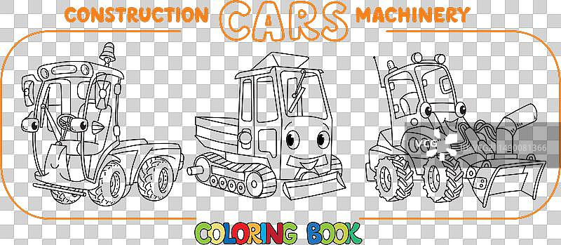 有趣的市政和建筑车辆合集图片素材