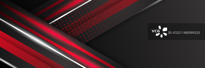 红黑抽象线条banner图片素材