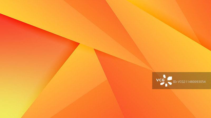 抽象的彩色橙色三角形背景图片素材