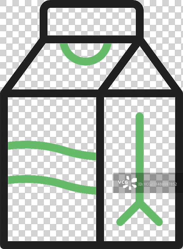 牛奶盒图标图像图片素材