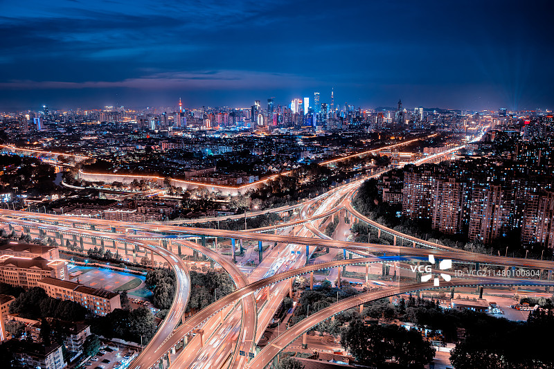 南京晨光立交桥（双桥门立交桥）图片素材